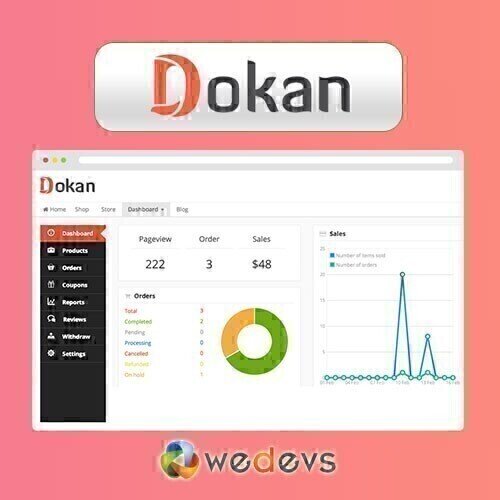 Dokan Premium – মাল্টি-ভেন্ডর ই-কমার্স ওয়েবসাইট তৈরি করুন সহজেই!