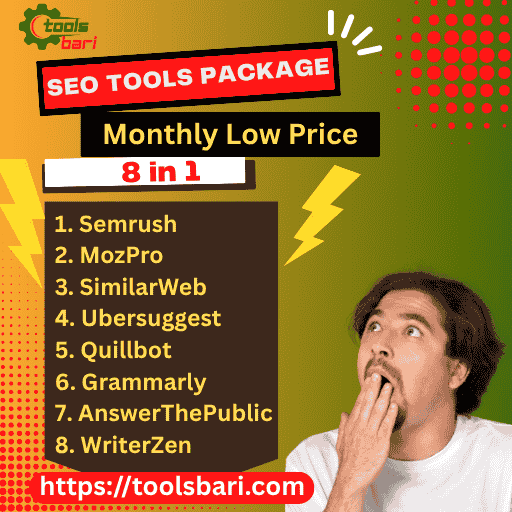 SEO Tools Packeg 8 in 1 - কম খরচে ৮টি প্রিমিয়াম ডিজিটাল মার্কেটিং টুলস।